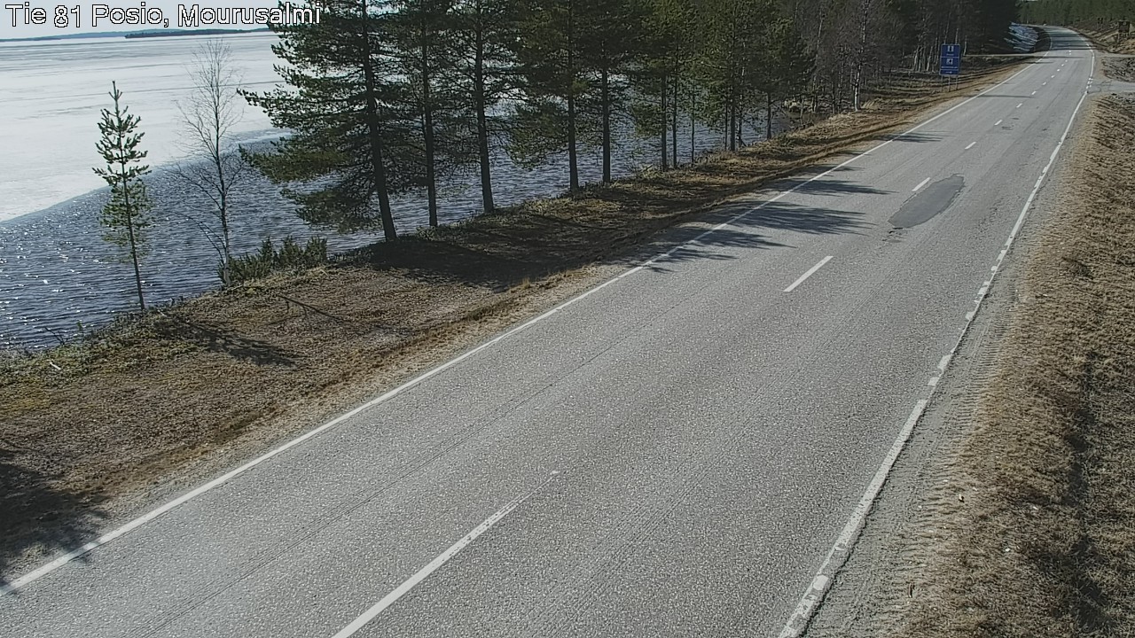 Weather Camera Image Väg 81 Posio, Mourusalmi, Posio, Lappi