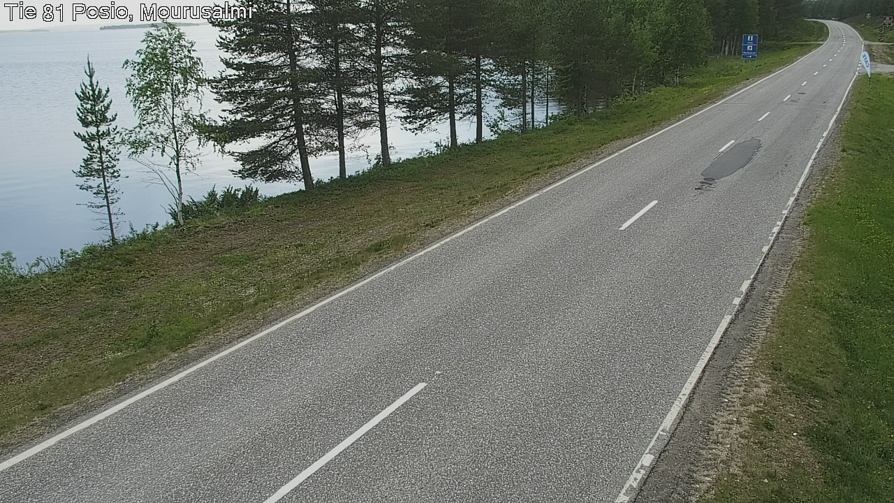Kelikamerat Kuva Tie 81 Posio, Mourusalmi, Posio, Lappi
