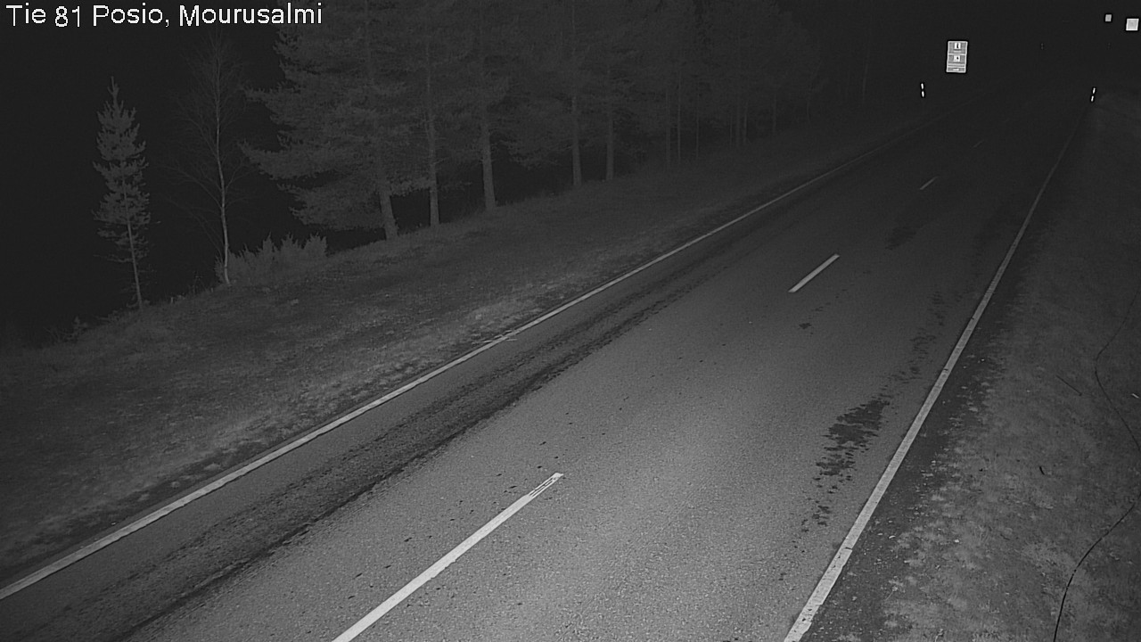 Kelikamerat Kuva Tie 81 Posio, Mourusalmi, Posio, Lappi
