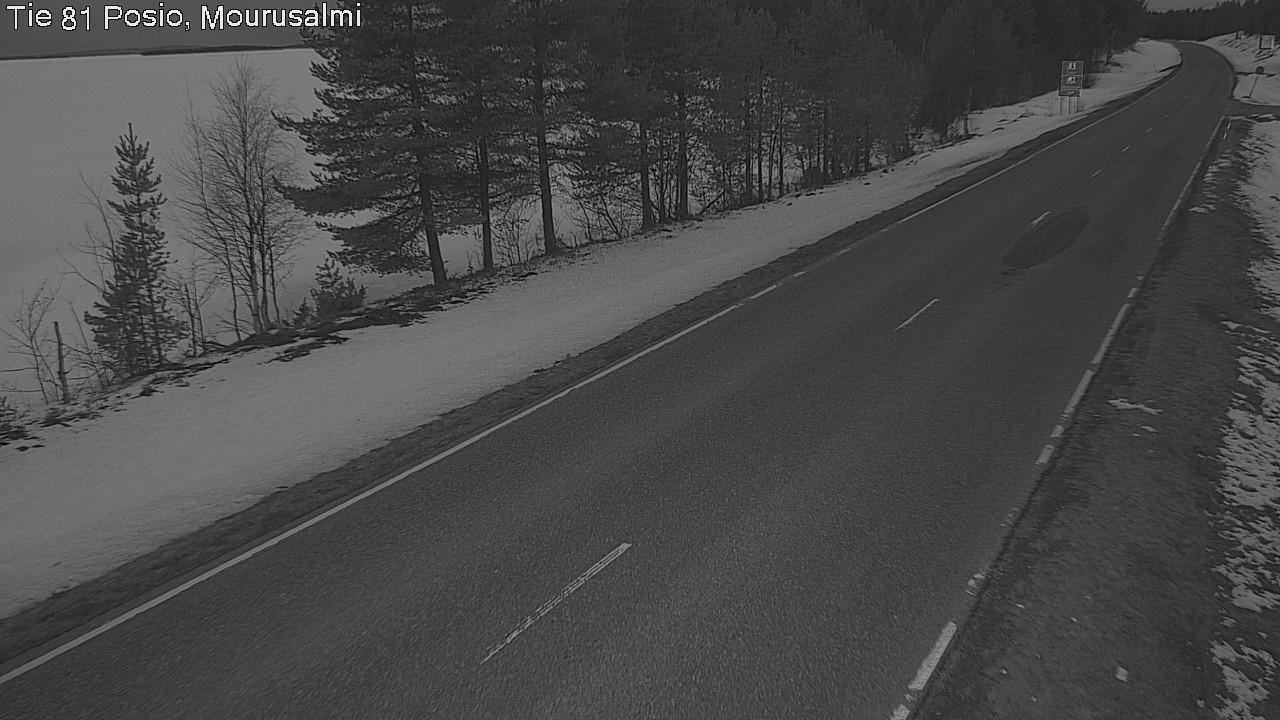 Weather Camera Image Road 81 Posio, Mourusalmi, Posio, Lappi