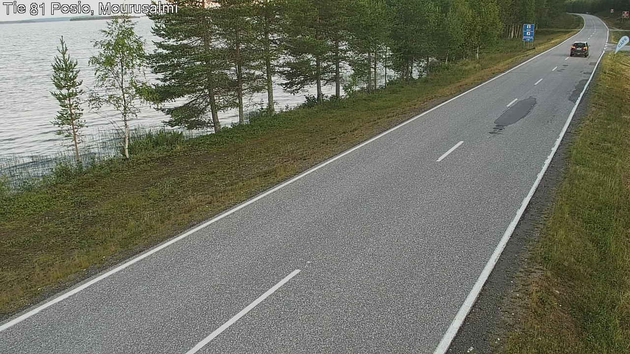 Kelikamerat Kuva Tie 81 Posio, Mourusalmi, Posio, Lappi
