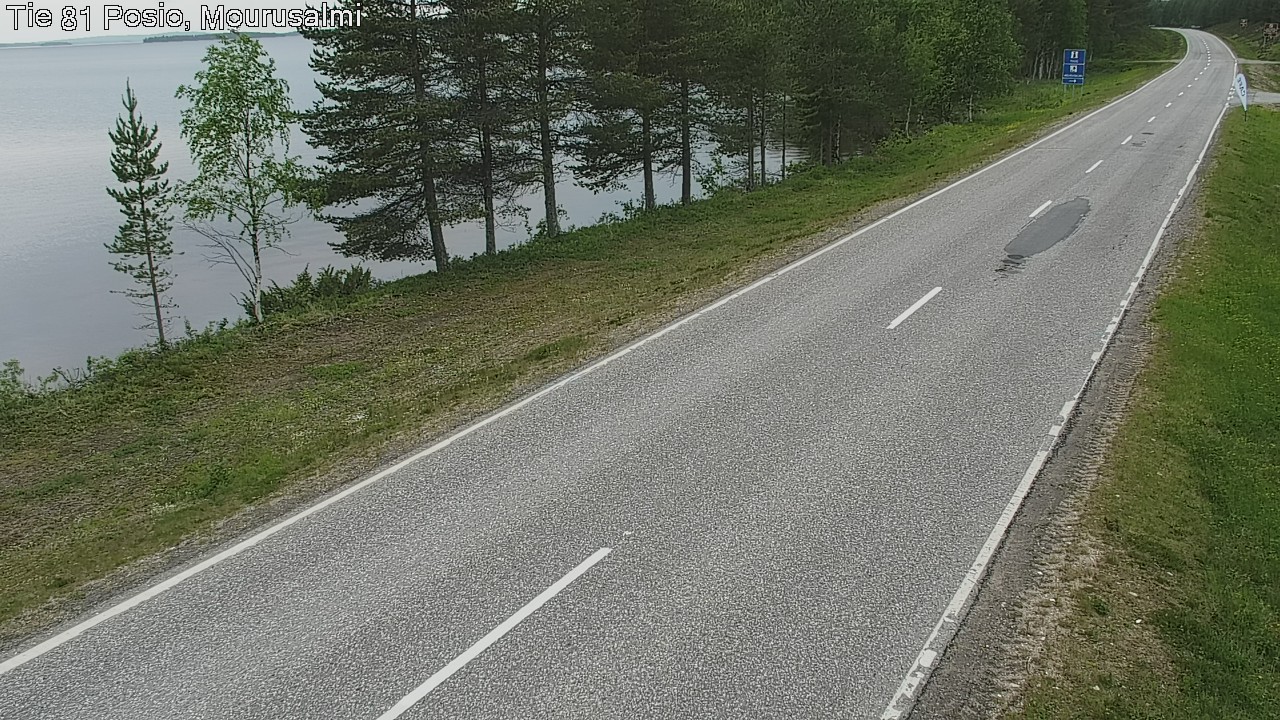 Kelikamerat Kuva Tie 81 Posio, Mourusalmi, Posio, Lappi