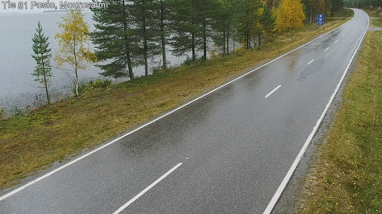 Weather Camera Image Väg 81 Posio, Mourusalmi, Posio, Lappi