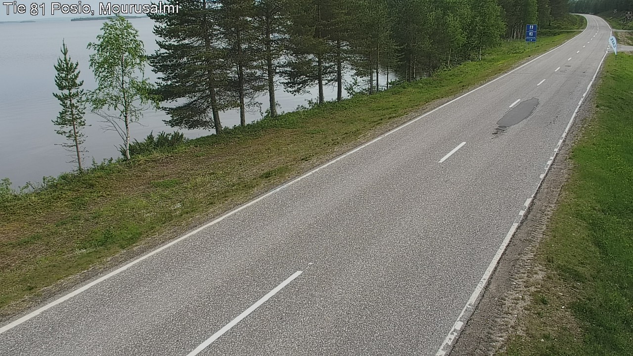 Kelikamerat Kuva Tie 81 Posio, Mourusalmi, Posio, Lappi