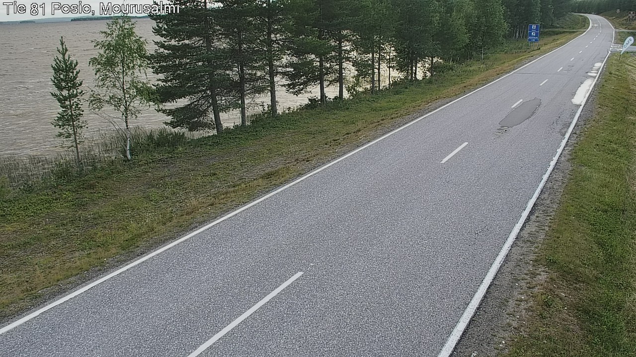 Kelikamerat Kuva Tie 81 Posio, Mourusalmi, Posio, Lappi