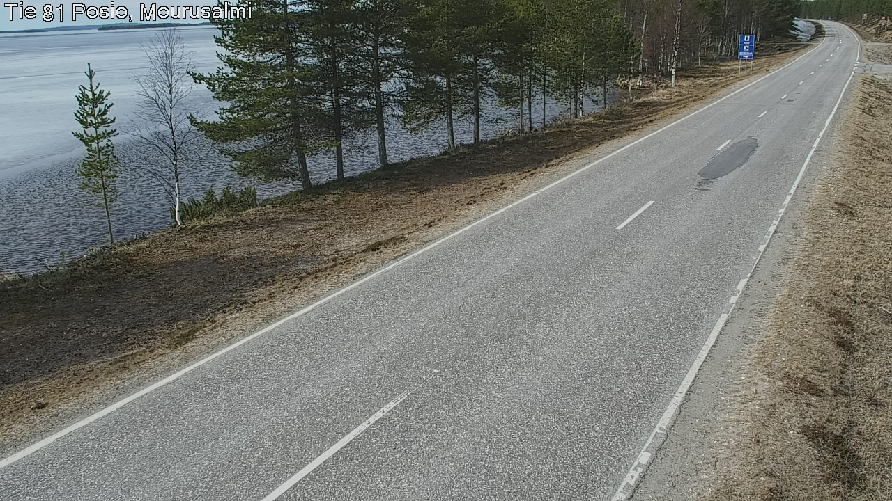 Weather Camera Image Väg 81 Posio, Mourusalmi, Posio, Lappi