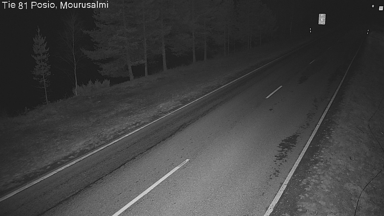 Kelikamerat Kuva Tie 81 Posio, Mourusalmi, Posio, Lappi