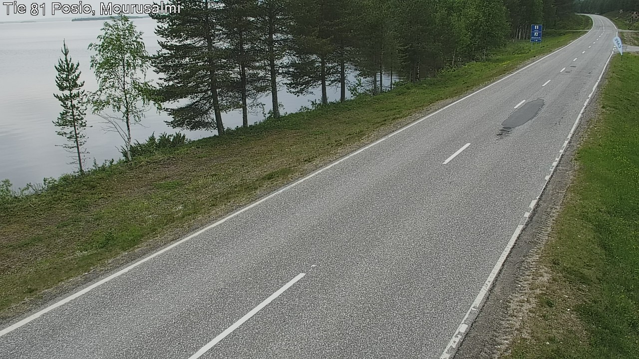 Kelikamerat Kuva Tie 81 Posio, Mourusalmi, Posio, Lappi