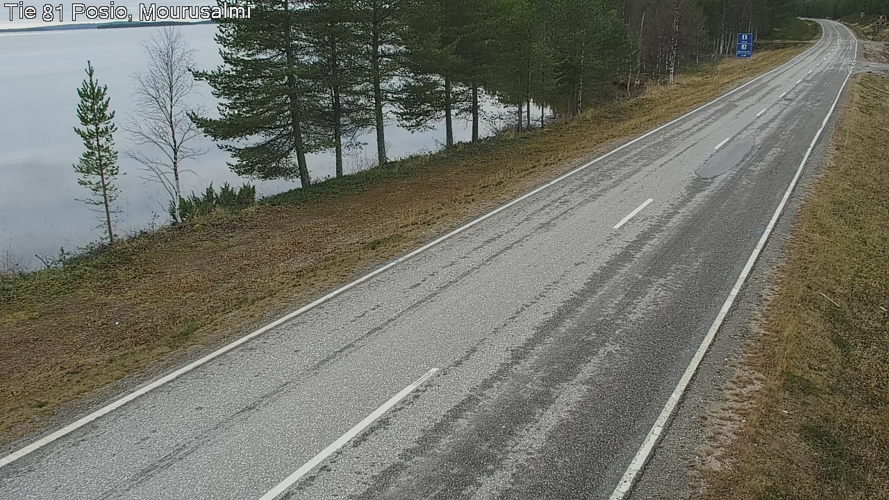 Kelikamerat Kuva Tie 81 Posio, Mourusalmi, Posio, Lappi