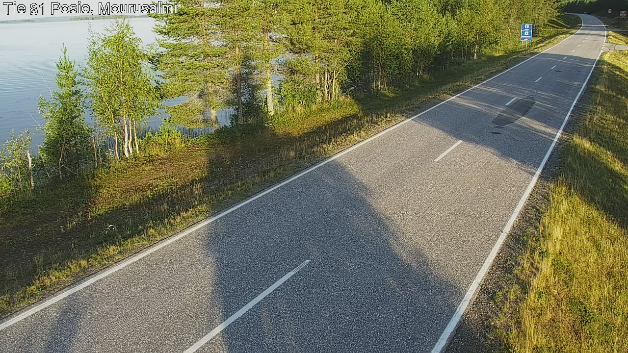 Kelikamerat Kuva Tie 81 Posio, Mourusalmi, Posio, Lappi