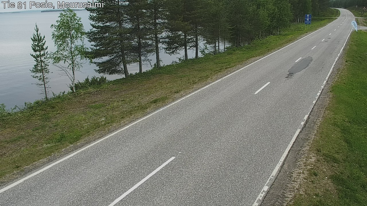 Kelikamerat Kuva Tie 81 Posio, Mourusalmi, Posio, Lappi