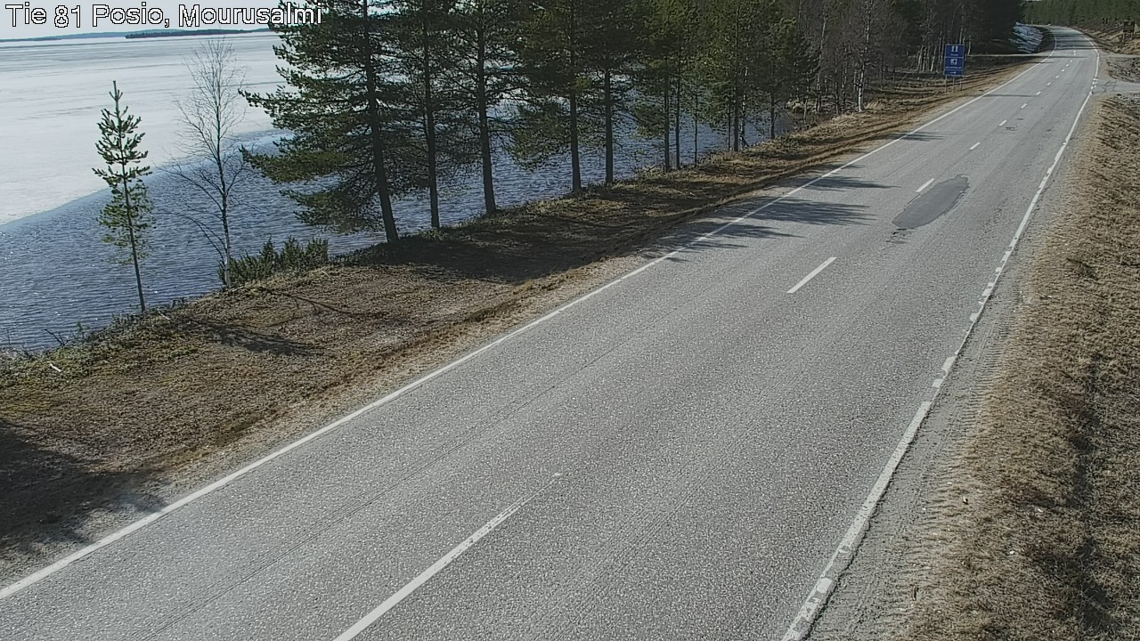 Weather Camera Image Väg 81 Posio, Mourusalmi, Posio, Lappi