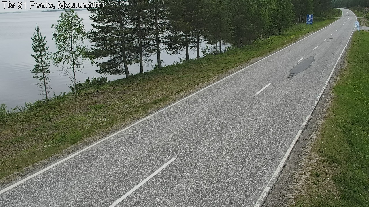 Kelikamerat Kuva Tie 81 Posio, Mourusalmi, Posio, Lappi