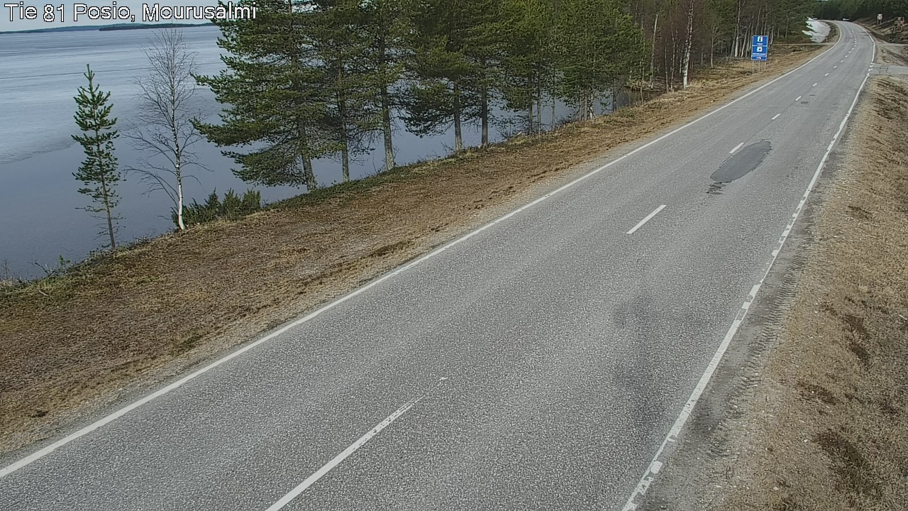 Weather Camera Image Väg 81 Posio, Mourusalmi, Posio, Lappi