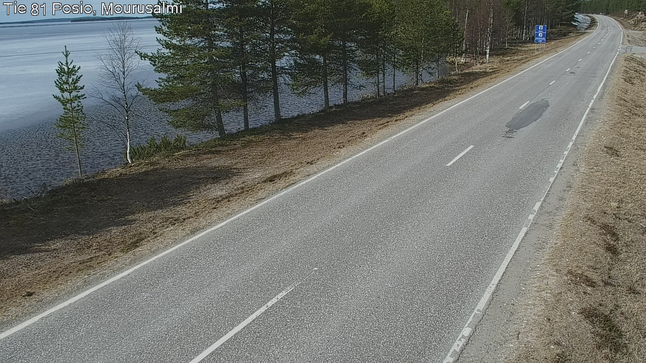 Weather Camera Image Väg 81 Posio, Mourusalmi, Posio, Lappi