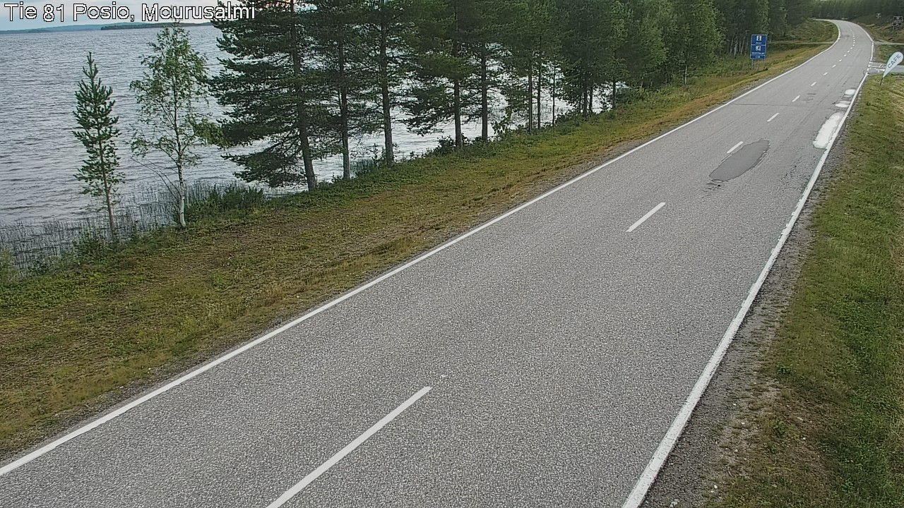Kelikamerat Kuva Tie 81 Posio, Mourusalmi, Posio, Lappi