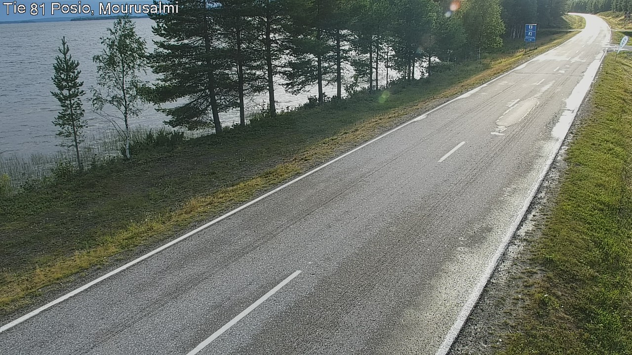 Kelikamerat Kuva Tie 81 Posio, Mourusalmi, Posio, Lappi