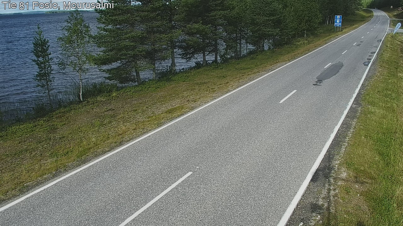 Kelikamerat Kuva Tie 81 Posio, Mourusalmi, Posio, Lappi