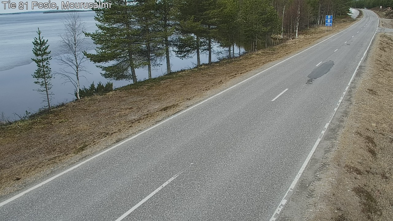 Weather Camera Image Väg 81 Posio, Mourusalmi, Posio, Lappi