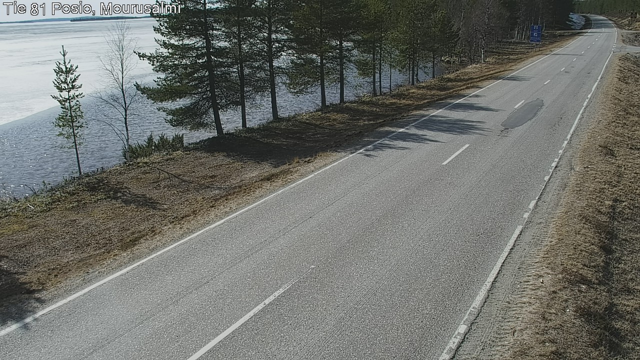 Weather Camera Image Väg 81 Posio, Mourusalmi, Posio, Lappi