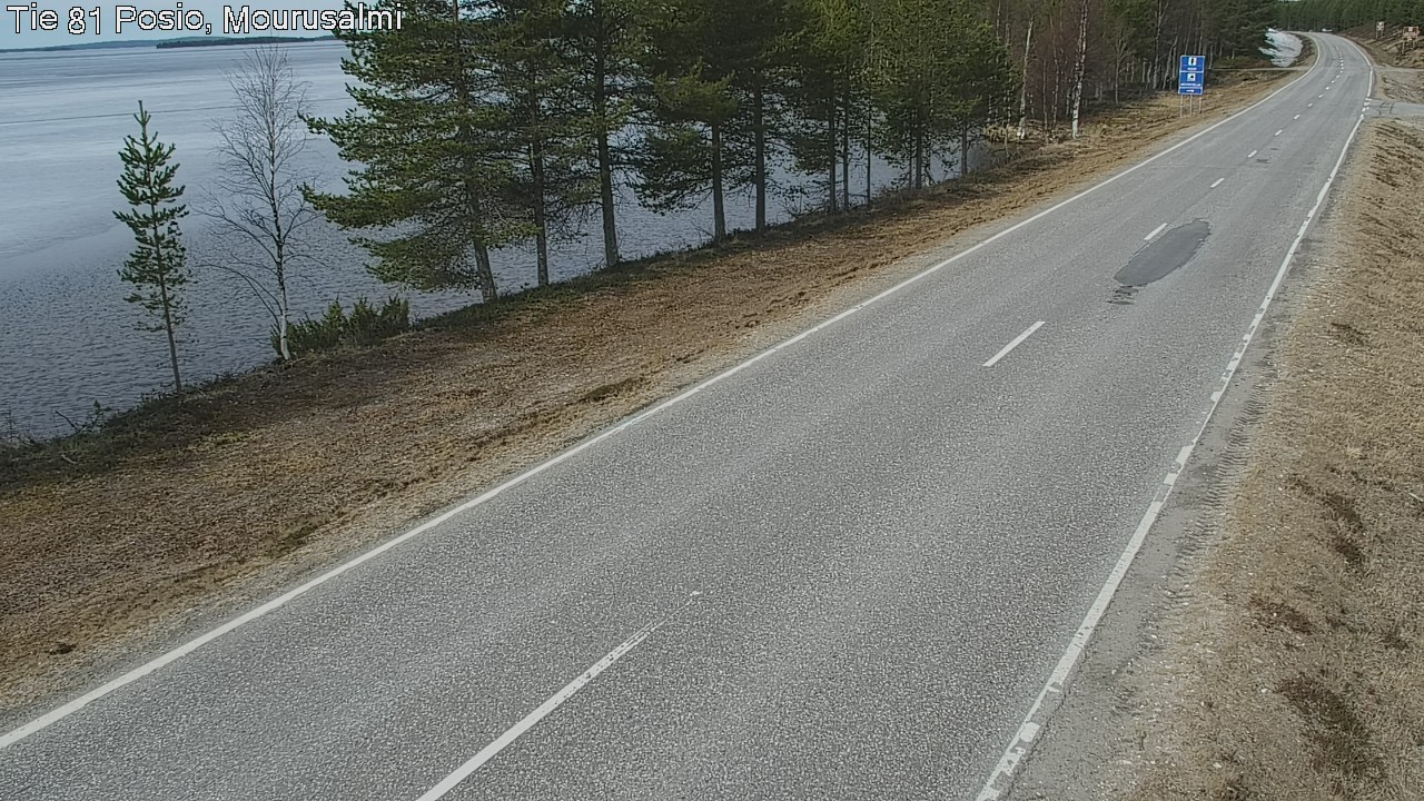 Weather Camera Image Väg 81 Posio, Mourusalmi, Posio, Lappi