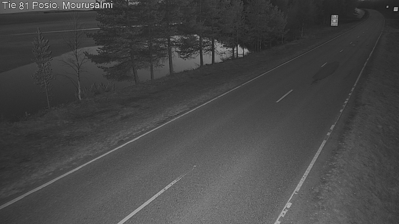 Weather Camera Image Väg 81 Posio, Mourusalmi, Posio, Lappi