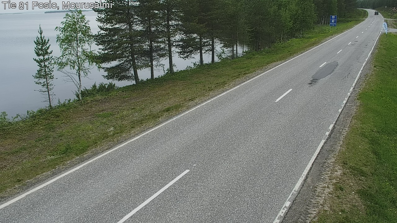 Kelikamerat Kuva Tie 81 Posio, Mourusalmi, Posio, Lappi