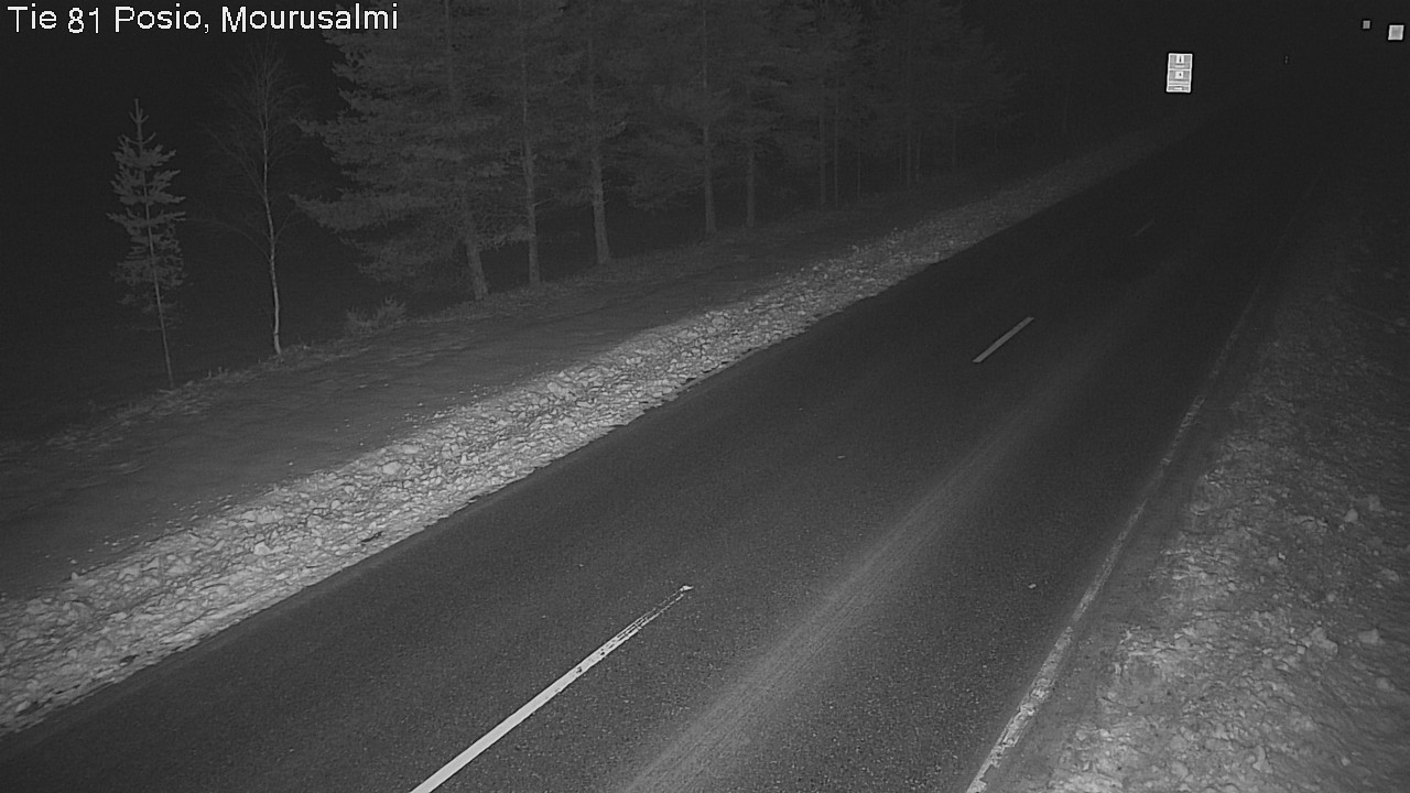 Kelikamerat Kuva Tie 81 Posio, Mourusalmi, Posio, Lappi