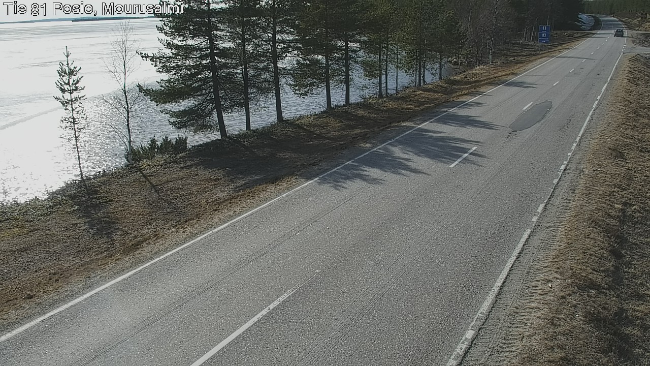 Weather Camera Image Väg 81 Posio, Mourusalmi, Posio, Lappi