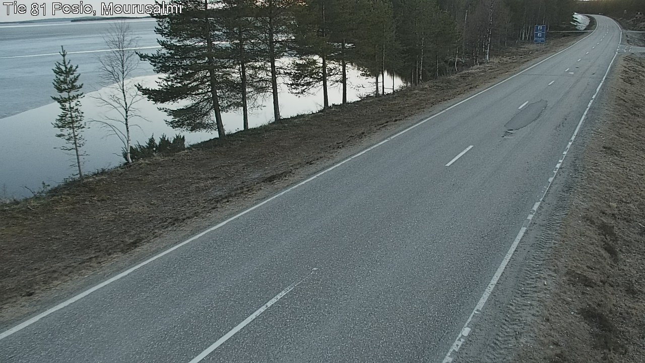 Weather Camera Image Väg 81 Posio, Mourusalmi, Posio, Lappi