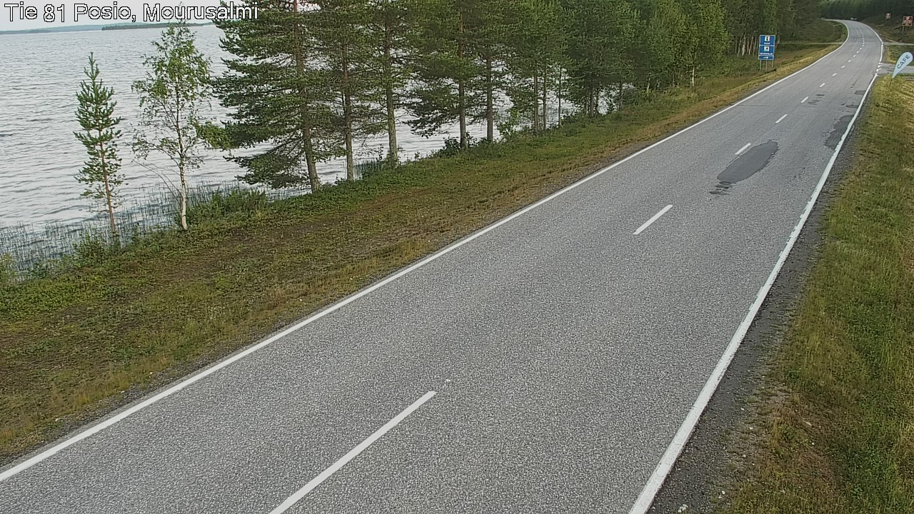 Kelikamerat Kuva Tie 81 Posio, Mourusalmi, Posio, Lappi