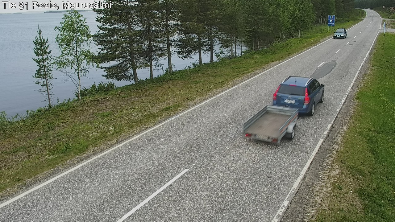 Kelikamerat Kuva Tie 81 Posio, Mourusalmi, Posio, Lappi