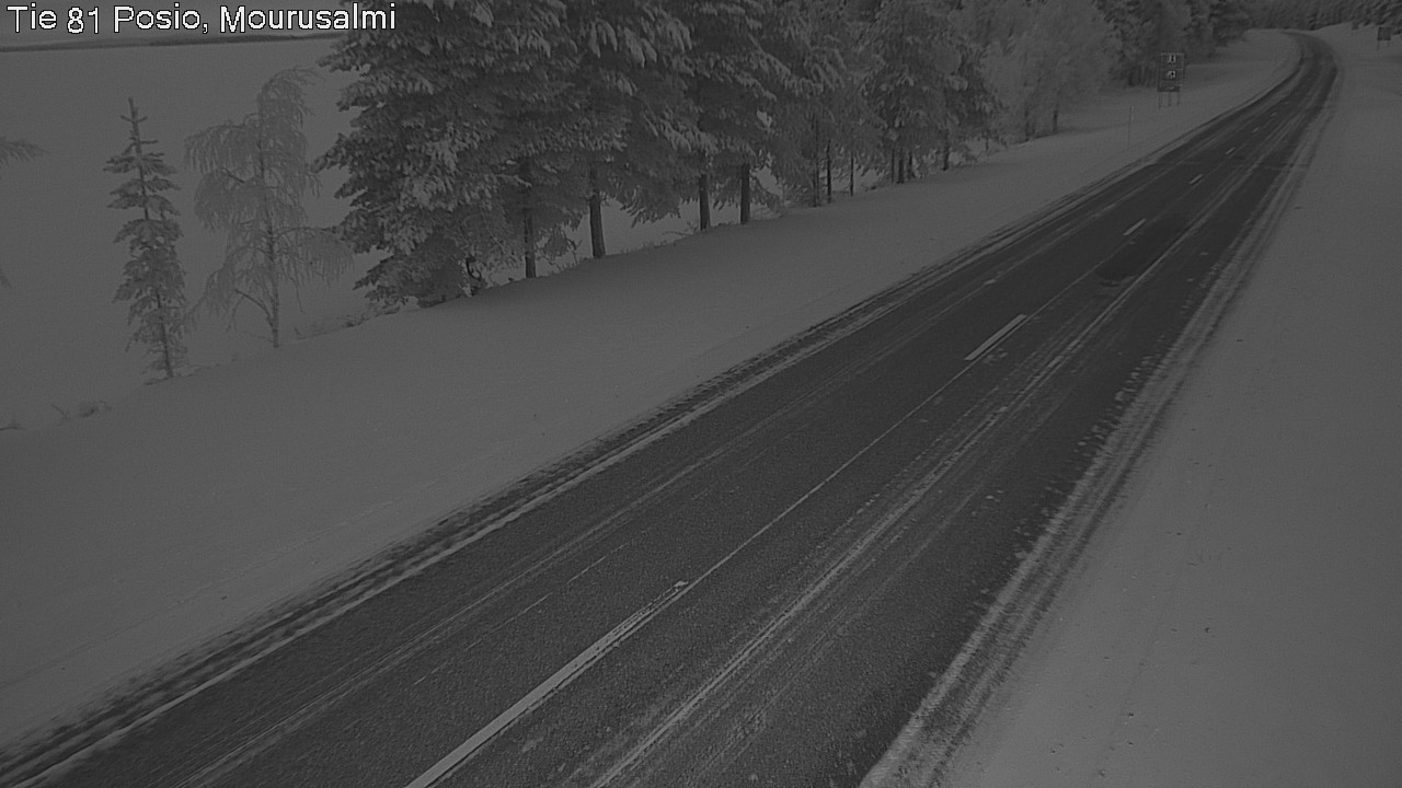 Kelikamerat Kuva Tie 81 Posio, Mourusalmi, Posio, Lappi