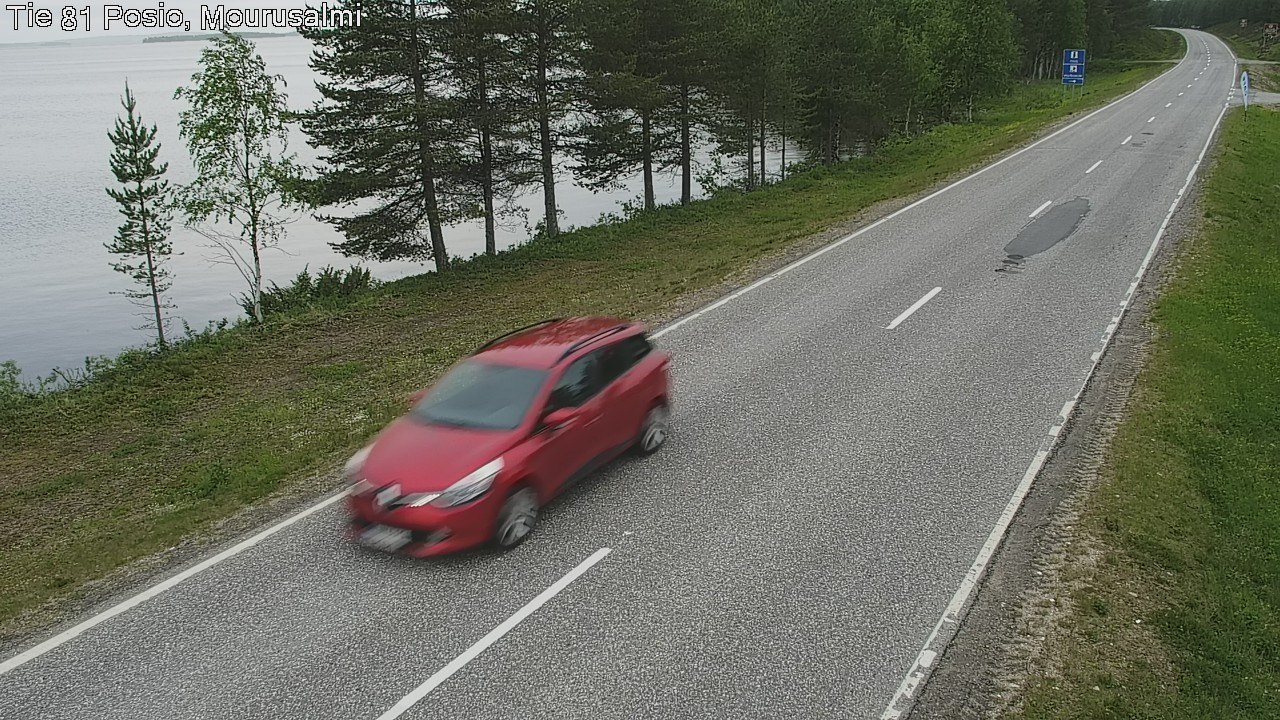 Kelikamerat Kuva Tie 81 Posio, Mourusalmi, Posio, Lappi