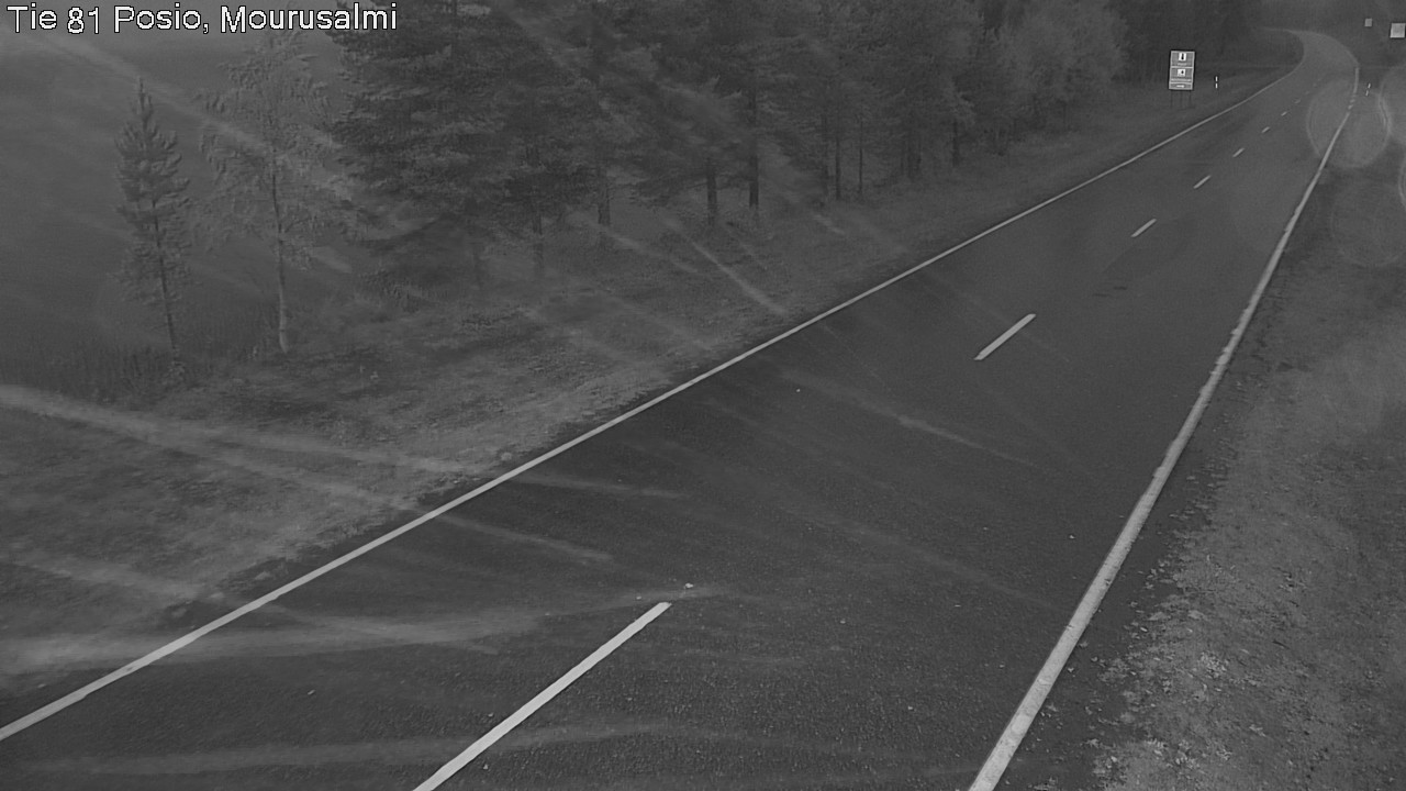 Kelikamerat Kuva Tie 81 Posio, Mourusalmi, Posio, Lappi