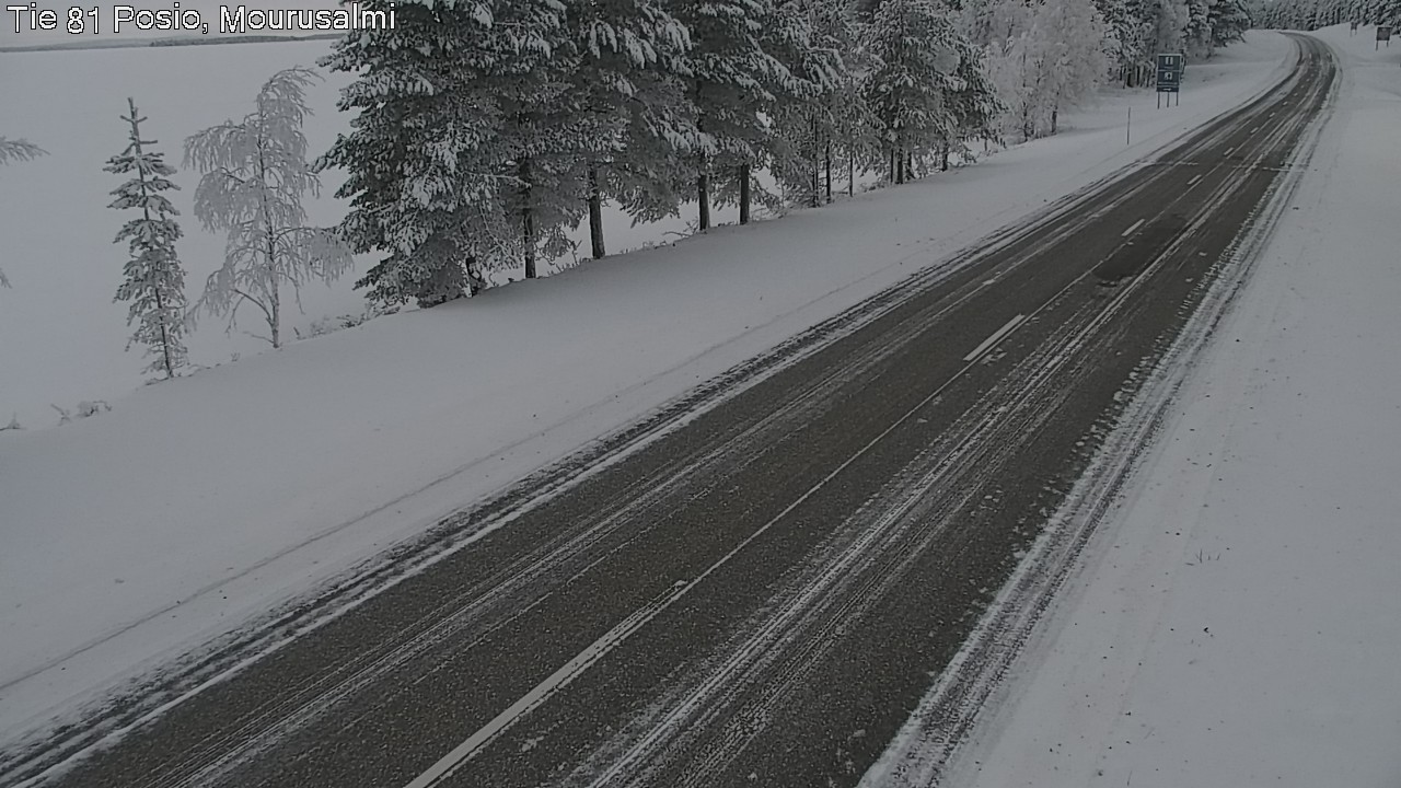 Kelikamerat Kuva Tie 81 Posio, Mourusalmi, Posio, Lappi
