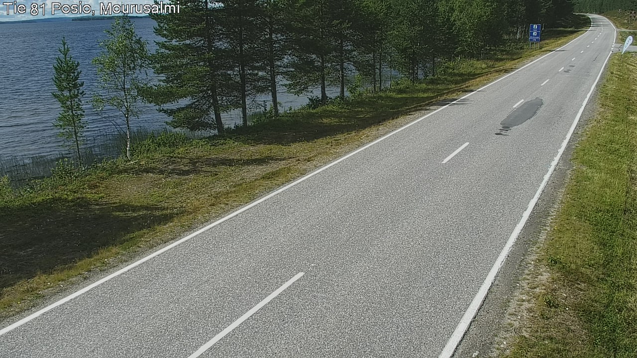 Weather Camera Image Väg 81 Posio, Mourusalmi, Posio, Lappi
