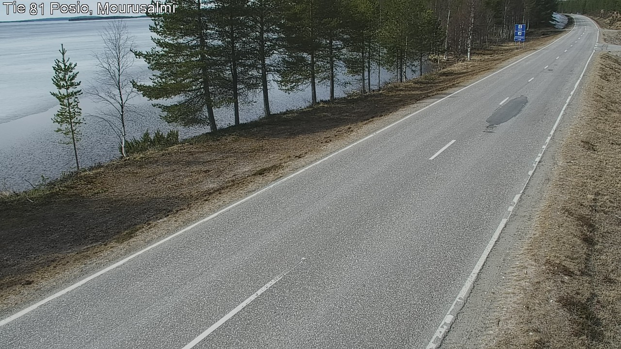 Weather Camera Image Väg 81 Posio, Mourusalmi, Posio, Lappi