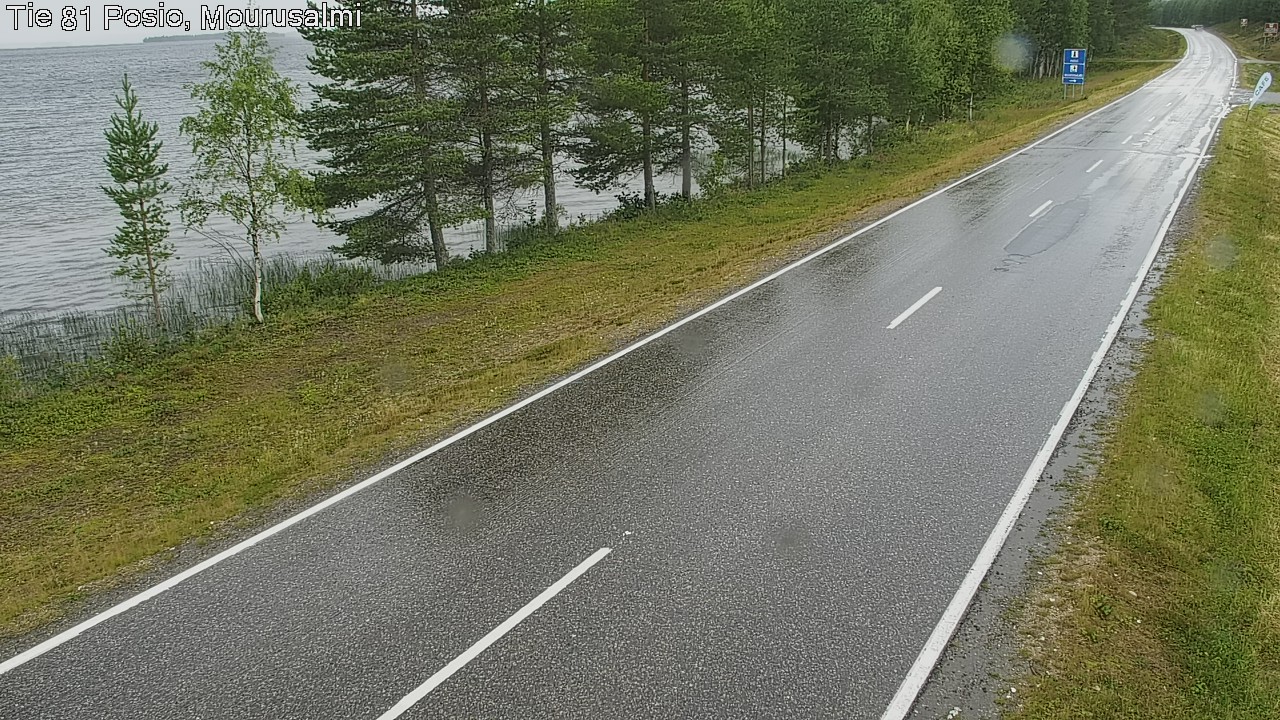 Kelikamerat Kuva Tie 81 Posio, Mourusalmi, Posio, Lappi