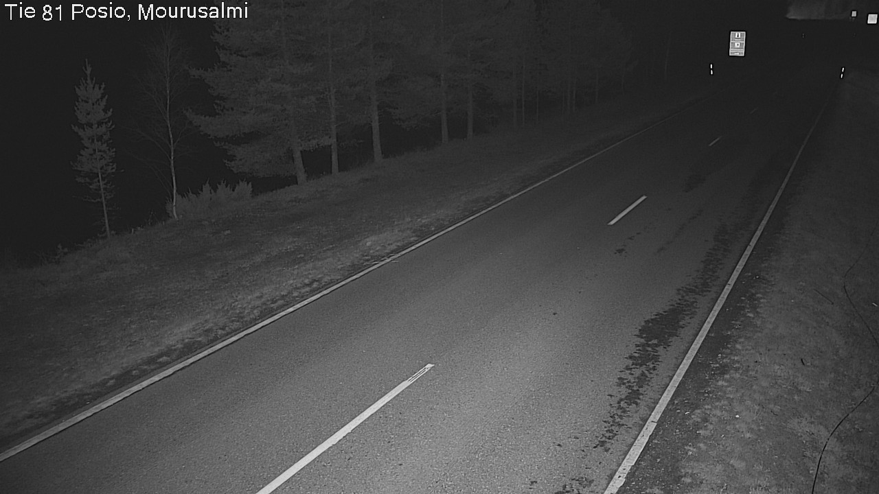 Kelikamerat Kuva Tie 81 Posio, Mourusalmi, Posio, Lappi