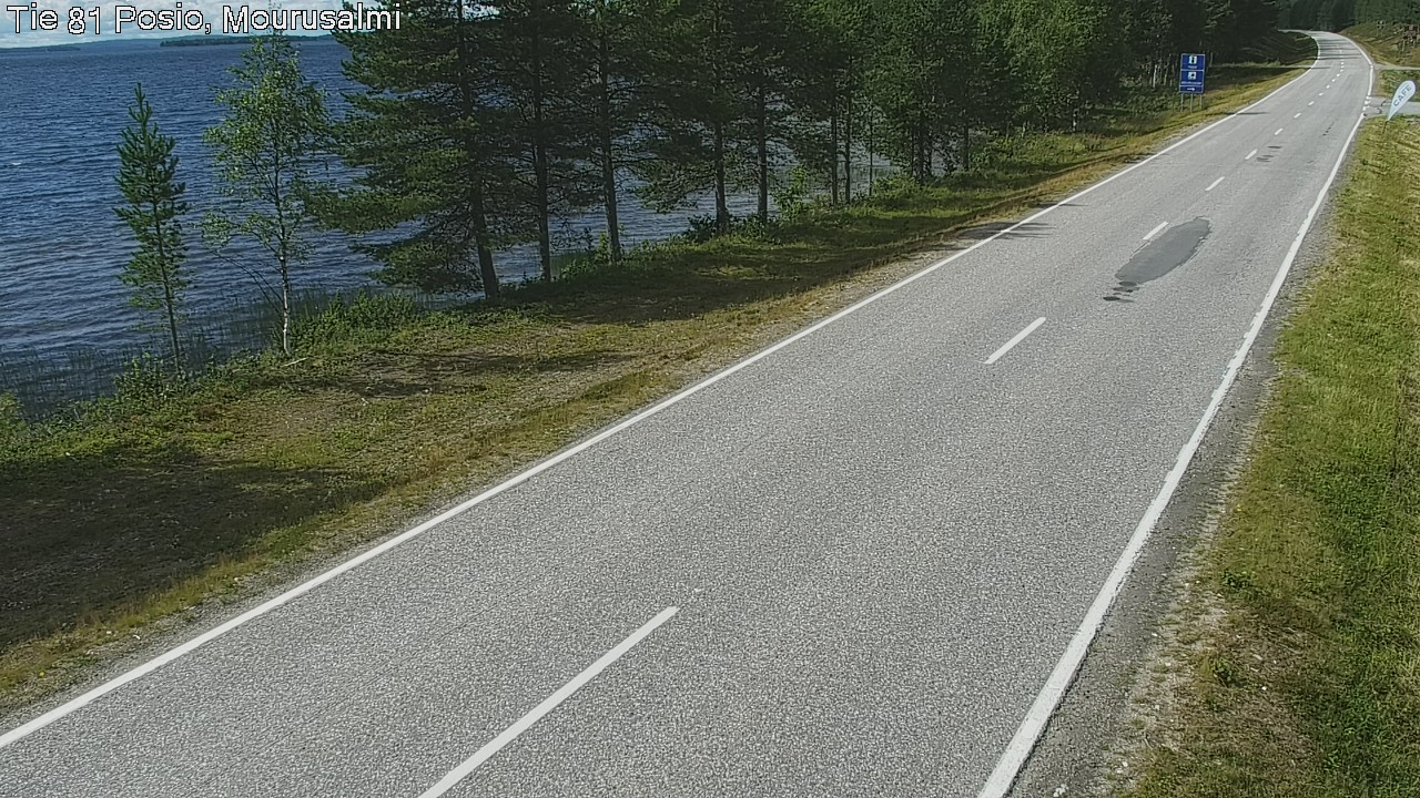Weather Camera Image Väg 81 Posio, Mourusalmi, Posio, Lappi