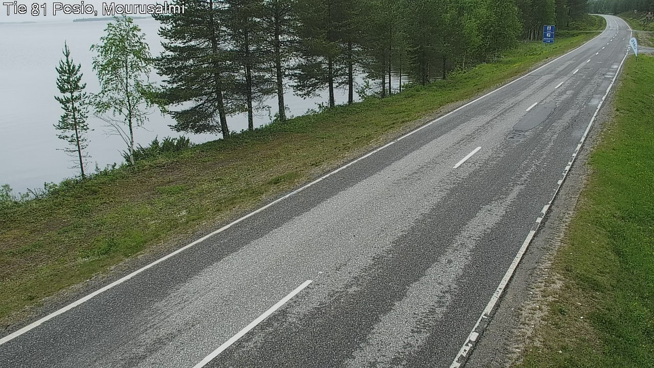 Kelikamerat Kuva Tie 81 Posio, Mourusalmi, Posio, Lappi