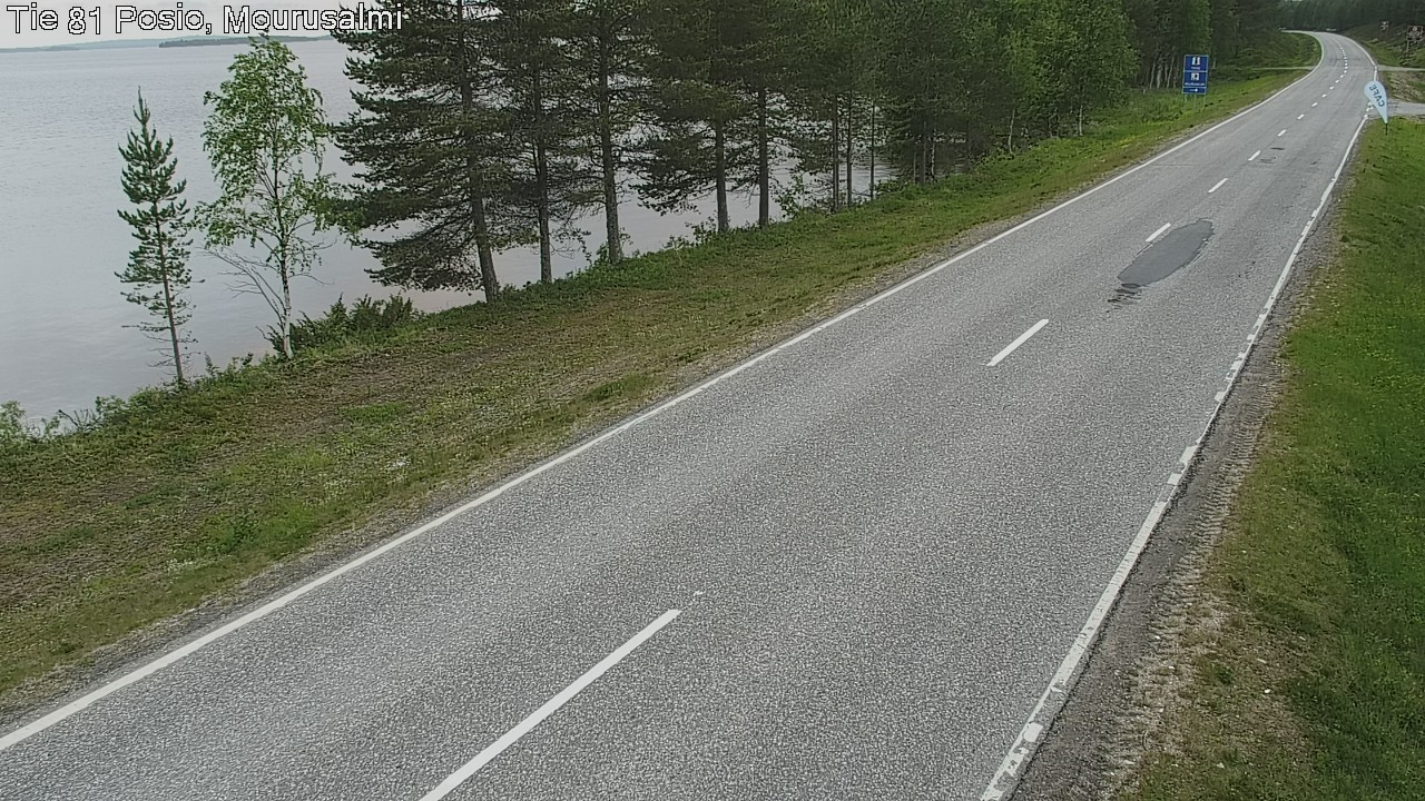 Kelikamerat Kuva Tie 81 Posio, Mourusalmi, Posio, Lappi