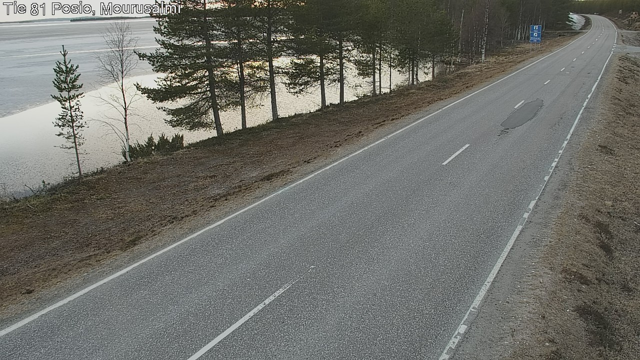 Weather Camera Image Väg 81 Posio, Mourusalmi, Posio, Lappi