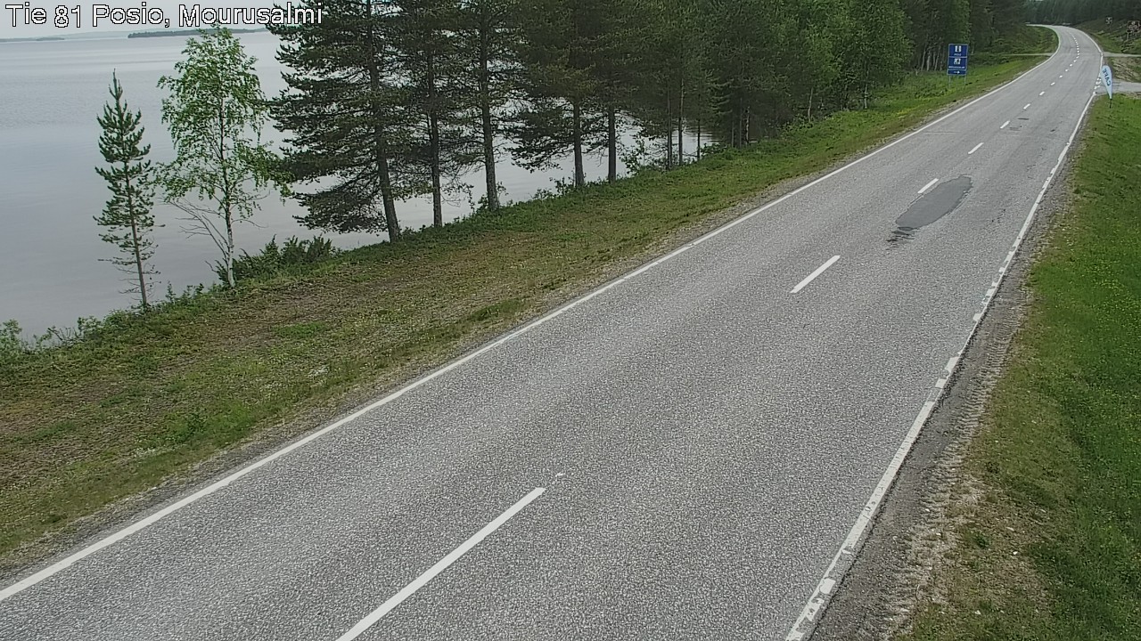 Kelikamerat Kuva Tie 81 Posio, Mourusalmi, Posio, Lappi