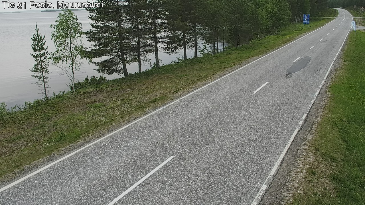 Kelikamerat Kuva Tie 81 Posio, Mourusalmi, Posio, Lappi