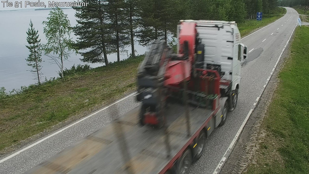 Kelikamerat Kuva Tie 81 Posio, Mourusalmi, Posio, Lappi
