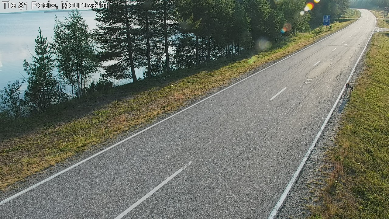 Weather Camera Image Väg 81 Posio, Mourusalmi, Posio, Lappi