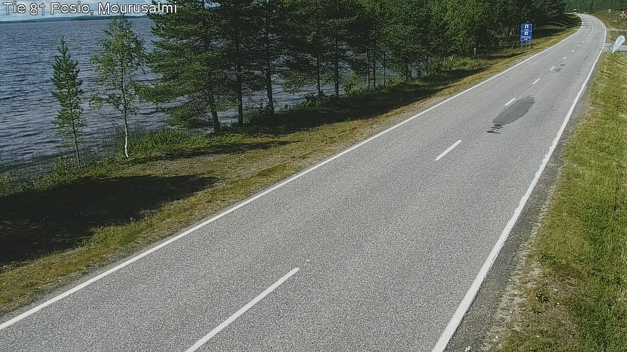 Weather Camera Image Väg 81 Posio, Mourusalmi, Posio, Lappi