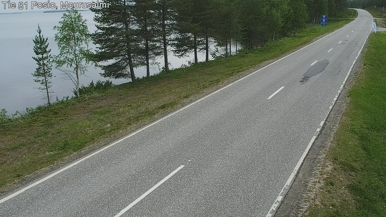 Kelikamerat Kuva Tie 81 Posio, Mourusalmi, Posio, Lappi